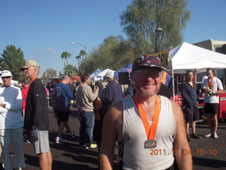 Fiesta Bowl half marathon - Adam
