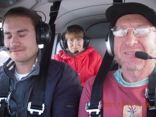 704 7se. Gokce, Olga, Adam flying in N8377W