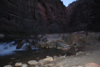Zion National Park trip - dawn - Virgin River