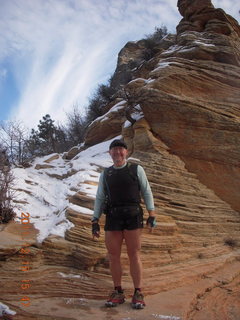 1761 7sf. Zion National Park - Angels Landing hike - Adam