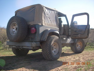 Bouquet Ranch jeep ride - Tonto Creek crossing
