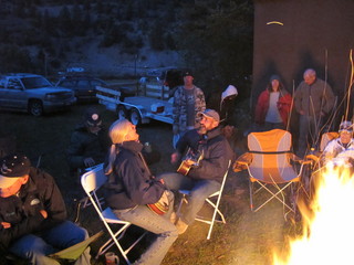 Jim's pictures -  Marble, Colorado, fly-in campfire