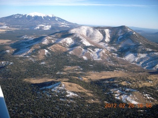 aerial - near Humphries Peak