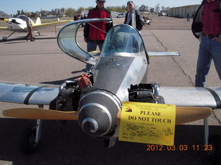 Ted's airplane at Cactus fly-in