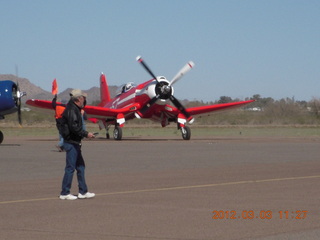 Corsair at Cactus fly-in