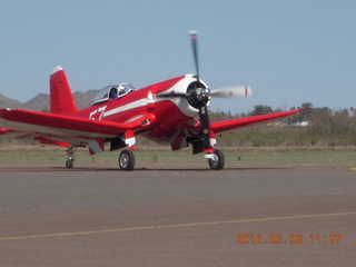 Corsair at Cactus fly-in