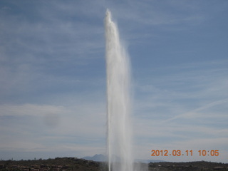 Mountain-to-fountain race - trail at dawn