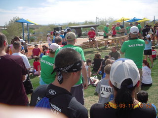 Mountain-to-fountain race - a runner