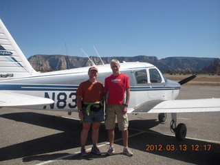 765 7vd. Adam and Jerry and N8377W at Sedona (SEZ)