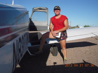 Jim G. and Adam flying in N8377W