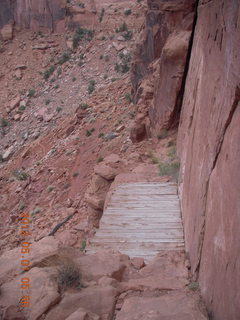 Canyonlands Murphy hike - wooden bridge