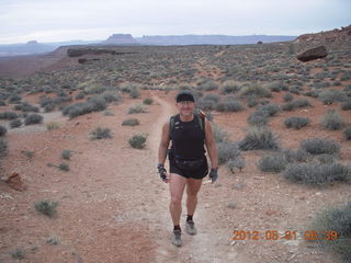 1815 7x1. Canyonlands Murphy hike - Adam hiking