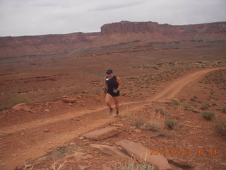 100 7x1. Canyonlands Murphy hike - Adam running (tripod)