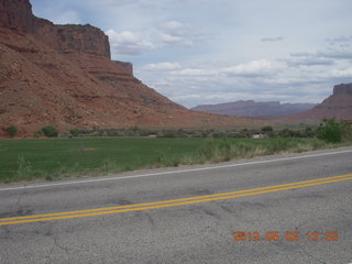 driving on Route 128 to Onion Creek