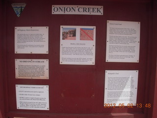 driving on Route 128 to Onion Creek