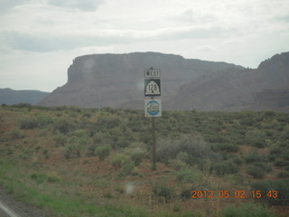 Route 128 driving back from Onion Creek