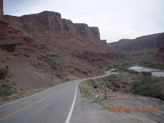 Route 128 driving back from Onion Creek