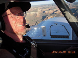 845 7x4. Adam flying N8377W over Colorado River