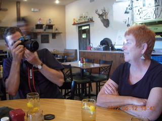 Antler's Restaurant - Mark taking Sandy's picture