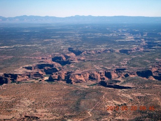 aerial - meteor crater