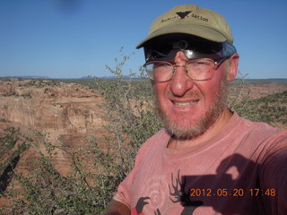 Spider Rock viewpoint - Adam