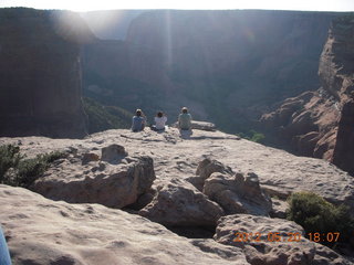 Spider Rock viewpoint - eclipse viewers
