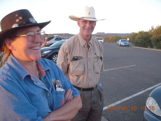 Spider Rock viewpoint - eclipse watchers