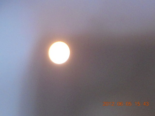 transit of Venus - the sun with my Nikon Coolpix point-and-shoot