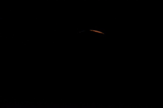 transit of Venus - Howard's pictures - sunset through a real telescope