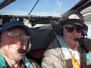 Larry S and Adam flying Larry S's SkyRanger
