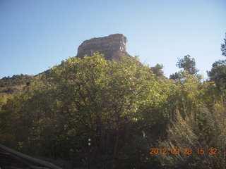 35 81u. drive from Durango to Mesa Verde National Park