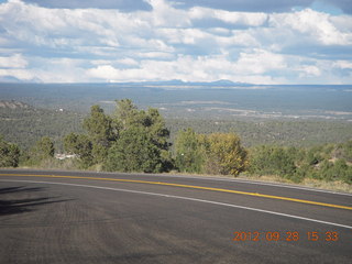 driving in Mesa Verde National Park