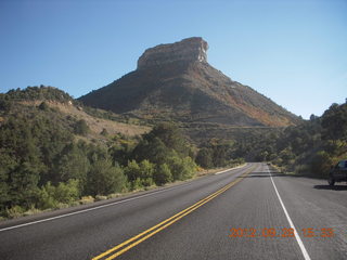 driving in Mesa Verde National Park