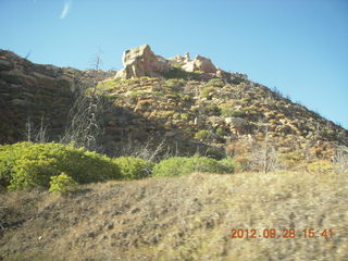 driving in Mesa Verde National Park