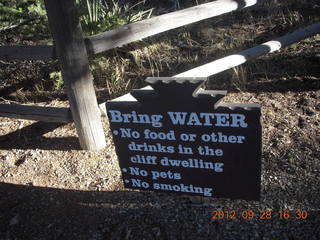 Mesa Verde National Park - sign