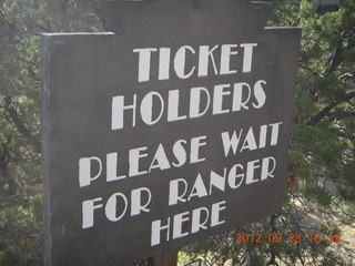 Mesa Verde National Park - sign
