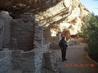 124 81u. Mesa Verde National Park - cliff dwellings - ranger