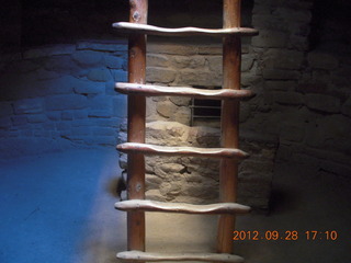 136 81u. Mesa Verde National Park - cliff dwellings - ladder