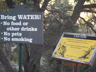 Mesa Verde National Park - signs