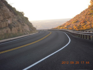 Mesa Verde National Park - driving