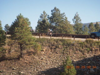 Durango-Silverton Narrow Gauge Railroad - cyclists