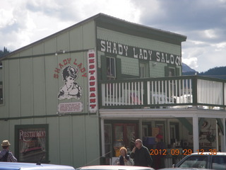 Silverton museum - cartoon map sign