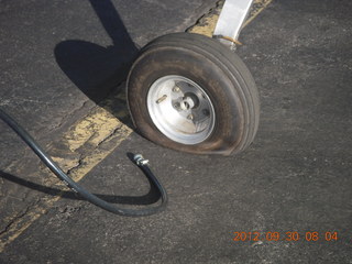 air for Larry S's flat tire at Gallup (GUP)