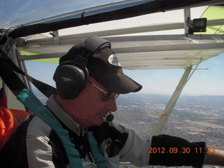 28 81w. Larry S in his Sky Ranger