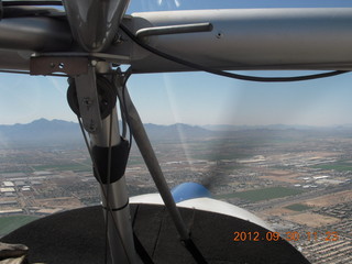 flying in Larry S's Sky Ranger