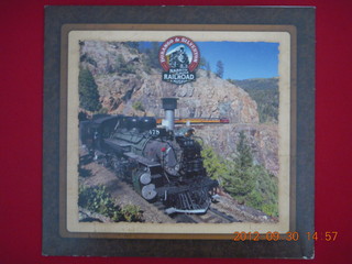 63 81w. Durango-Silverton railroad picture