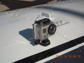 N8483R video camera on wing