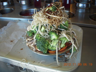 YC's bowl piled high