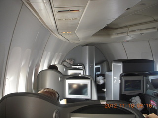 LAX-SYD flight - first class