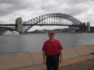 26 83a. Sydney Harbour - Adam and the bridge